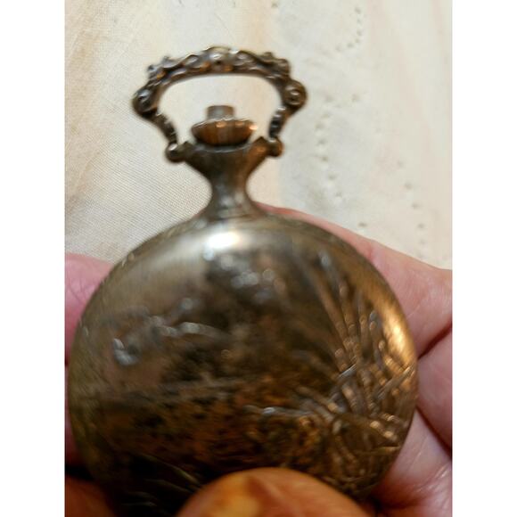 North Star Pocket Watch parts only 17 Jewels Swiss Movement Shock Protected - Picture 5 of 5